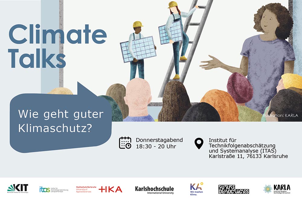 Klimapakt Karlsruhe veranstaltet Climate Talks 2024.